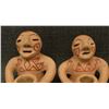 Image 7 : THREE TESUQUE POTTERY RAIN GODS (V LENO)