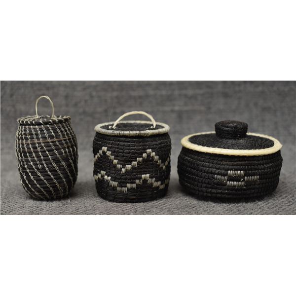 PAPAGO HORSE HAIR BASKETS