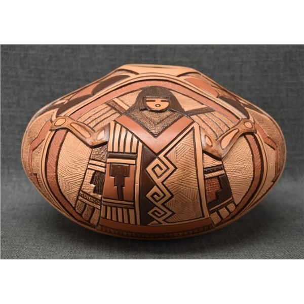 HOPI POTTERY JAR (TOM POLACCA)