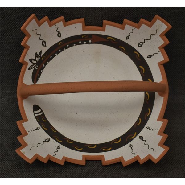 ZUNI POTTERY KIVA BOWL (MARCUS HOMER)