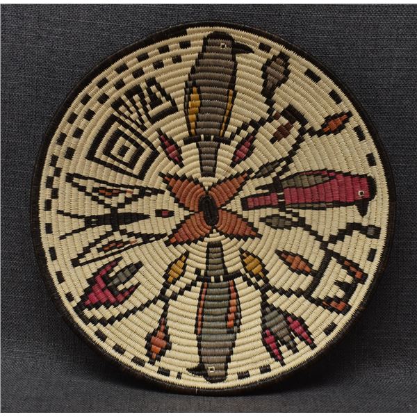 WOUNAAN RAIN FOREST BASKETRY PLAQUE
