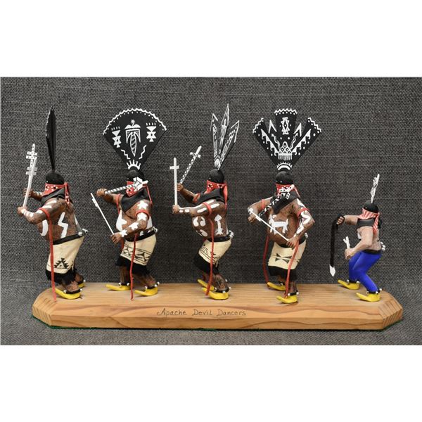 NAVAJO DEVIL DANCER SCENE (N B)