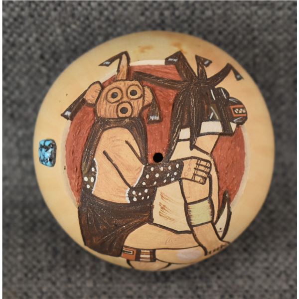 HOPI POTTERY SEED JAR (LAWRENCE NAMOKI)