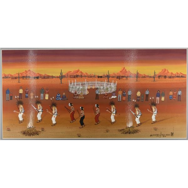 PAPAGO PAINTING (MICHAEL CHIAGO)