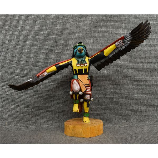 HOPI EAGLE DANCER KACHINA (SIGNED)