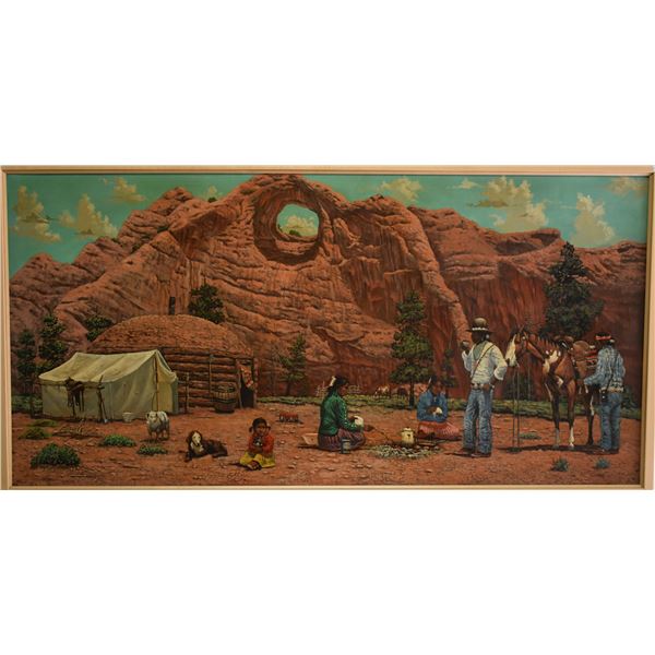NAVAJO PAINTING (ROBERT BECENTI)
