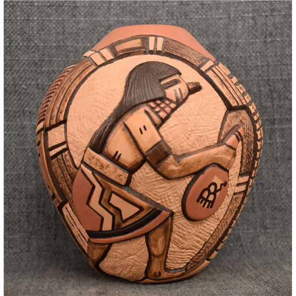 HOPI POTTERY VASE (TOM POLACCA)