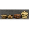 Image 2 : FOUR MINIATURE PIMA/PAPAGO BASKETS