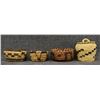 Image 3 : FOUR MINIATURE PIMA/PAPAGO BASKETS