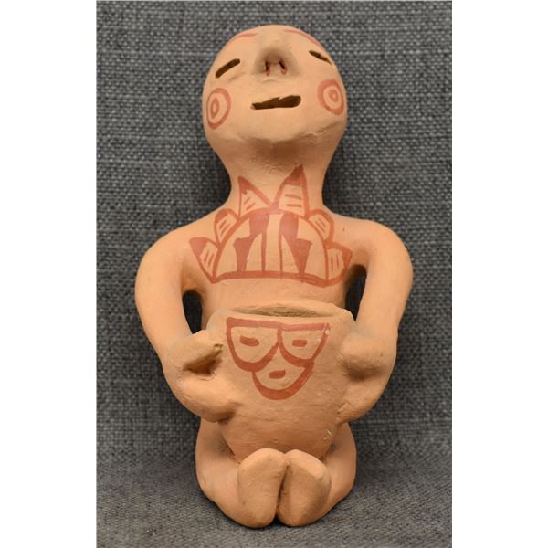 TESUQUE POTTERY RAIN GOD (V LENO)