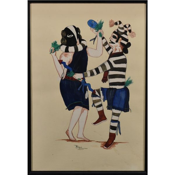 HOPI PAINTING (ROBERT DUWYENIE)