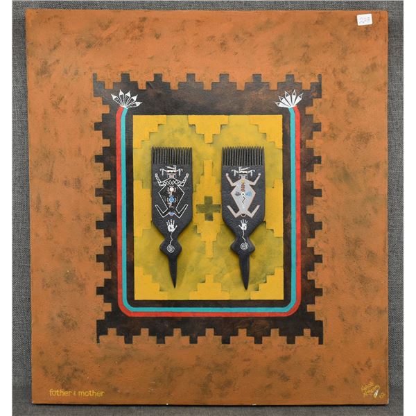 NAVAJO PAINTING (HAROLD N BEGAY)