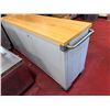 Image 10 : Seville Classics UltraHD 11-Drawer Rolling Work Station w/ Wooden Top 72" x 20" x 37.5"H