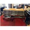 Image 3 : Seville Classics UltraHD 11-Drawer Rolling Work Station w/ Wooden Top 72" x 20" x 37.5"H