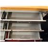 Image 6 : Seville Classics UltraHD 11-Drawer Rolling Work Station w/ Wooden Top 72" x 20" x 37.5"H