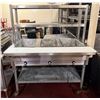Image 1 : Eagle Group Hot Food Steam Table w/ 3 Wells & 2-Tier Overshelf 48" x 30" x 62"H