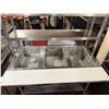 Image 2 : Eagle Group Hot Food Steam Table w/ 3 Wells & 2-Tier Overshelf 48" x 30" x 62"H