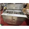 Image 1 : Pitco Frialator SSH60V Dual-Side Deep Fryer 39" x 34" x 45"H