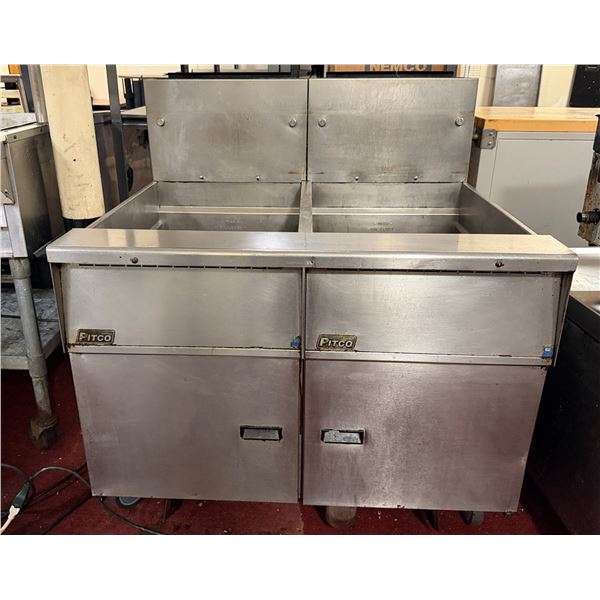Pitco Frialator Dual-Side Deep Fryer 39" x 34" x 42"H
