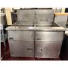 Image 1 : Pitco Frialator Dual-Side Deep Fryer 39" x 34" x 42"H