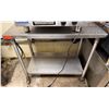 Image 1 : Kitchen Work Table w/ Undershelf 40" x 24" x 40"H