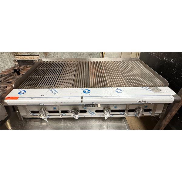 Asber AECRB Gas Char Rock Broiler 48" x 30" x 11"H