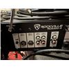 Image 37 : Multiple Electronics: Crown Power Bases, Rockville Amplifier, Mackie Expander, Mixer, Speakers, Cord