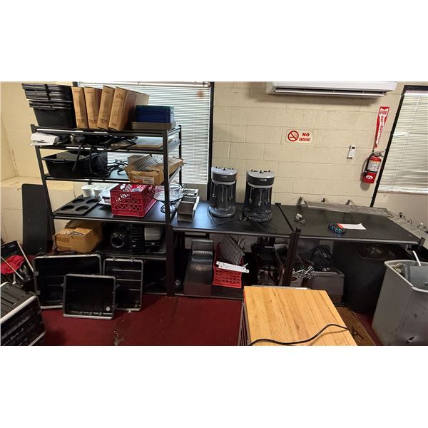 Metal Shelf & Tables, Misc Sizes (contents not included)