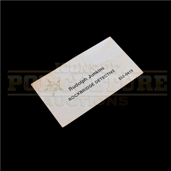 Christine - Rudolph Junkins' (Harry Dean Stanton) Business Card - 60-42