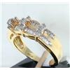 Image 2 : 14k Yellow  Gold Diamond Ring