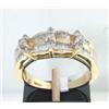 Image 4 : 14k Yellow  Gold Diamond Ring