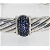 Image 2 : David Yurman Silver Sapphire Bangle