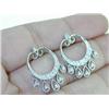Image 1 : 14K White gold Diamond Earring