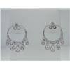 Image 2 : 14K White gold Diamond Earring