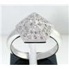 Image 1 : 14K White Gold Diamond Ring.