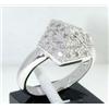 Image 3 : 14K White Gold Diamond Ring.