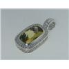 Image 2 : David Yurman Silver Lemon Citrine & Diamond Pendant