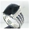 Image 2 : David Yurman Silver Onyx Diamond Ring