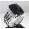 Image 3 : David Yurman Silver Onyx Diamond Ring