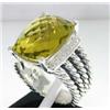 Image 2 : David Yurman Silver Lemon Citrine Diamond Ring
