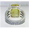 Image 4 : David Yurman Silver Lemon Citrine Diamond Ring