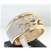 Image 3 : 14K 2-Tone Gold Diamond Ring