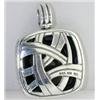 Image 3 : David Yurman Silver Smoky Topaz Pendant