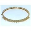 Image 3 : 14k Yellow Gold  Diamond Bracelet