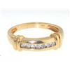 Image 1 : 14K Yellow Gold Diamond Ring
