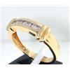 Image 3 : 14K Yellow Gold Diamond Ring