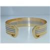 Image 1 : Cartier 18Kt Two-Tone Gold Bangle!