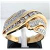 Image 1 : 14K Yellow Gold Diamond Ring