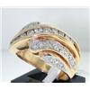 Image 2 : 14K Yellow Gold Diamond Ring