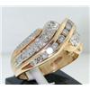 Image 3 : 14K Yellow Gold Diamond Ring